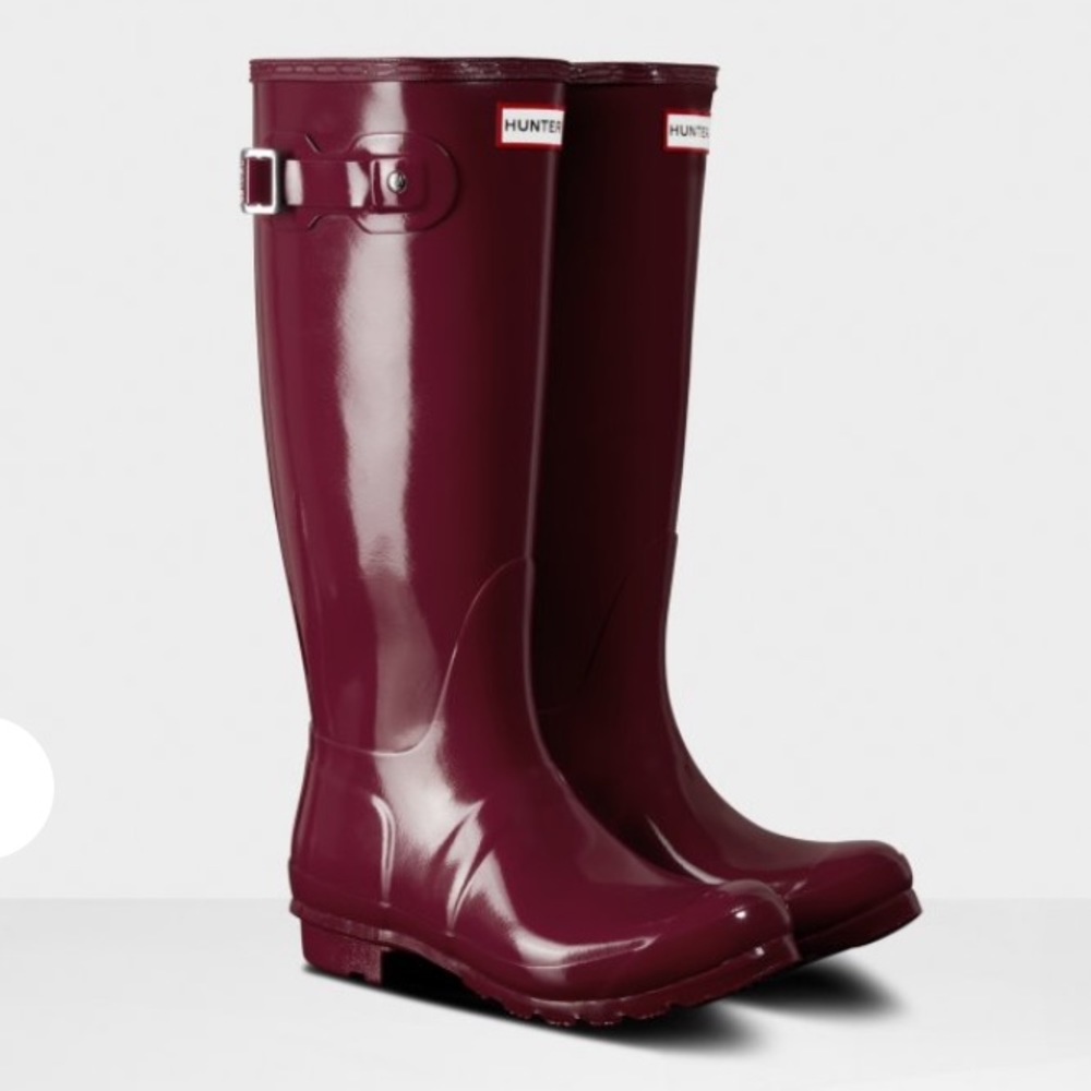 ❤️EUC Hunter Original Tall Gloss Rainboot